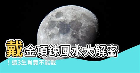 戴金項鍊風水